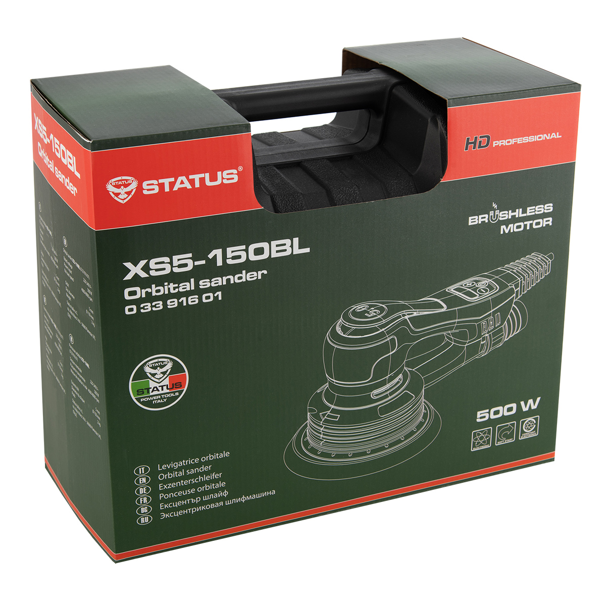 STATUS XS5-150BL Professional excenter csiszológép